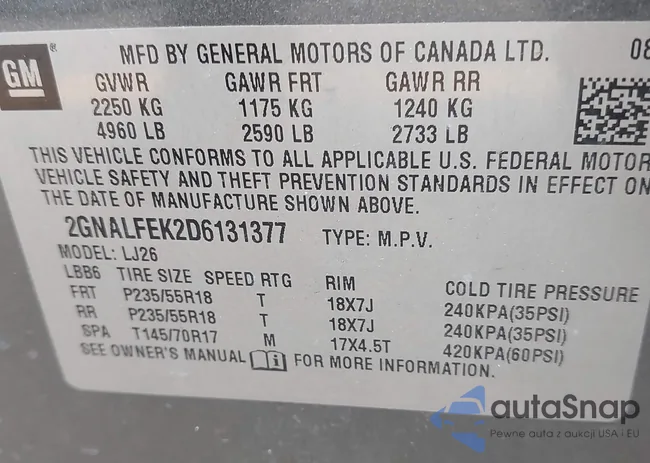 2GNALFEK2D6131377: 42355248