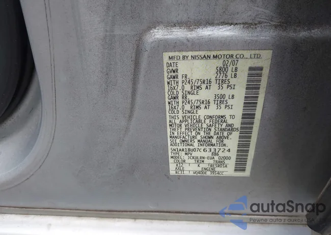 5N1AR18U07C633724: 42355262