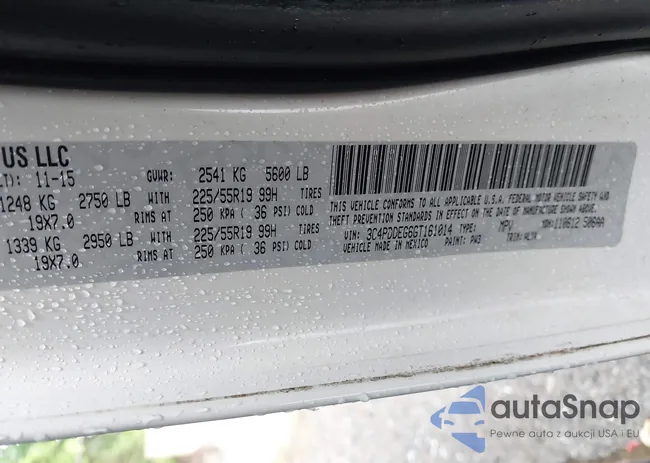 3C4PDDEG6GT161014: 42355317