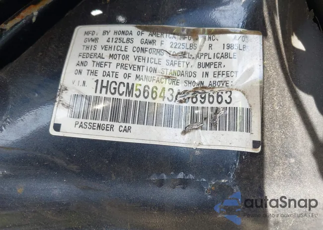 1HGCM56643A089663: 42355455