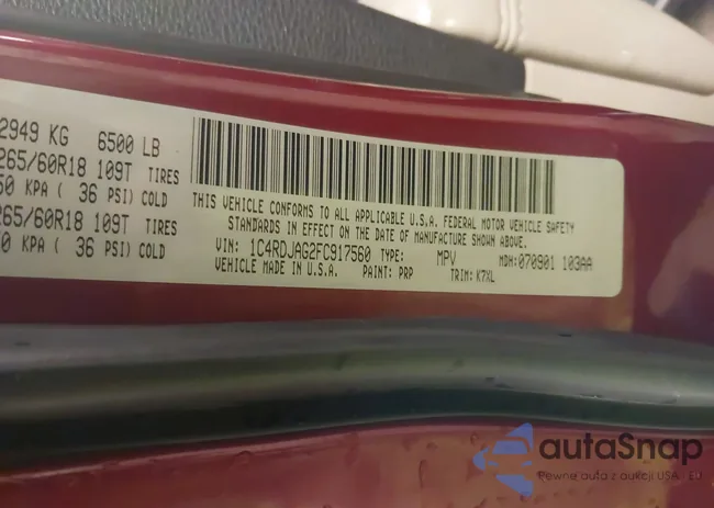 1C4RDJAG2FC917560: 42355582