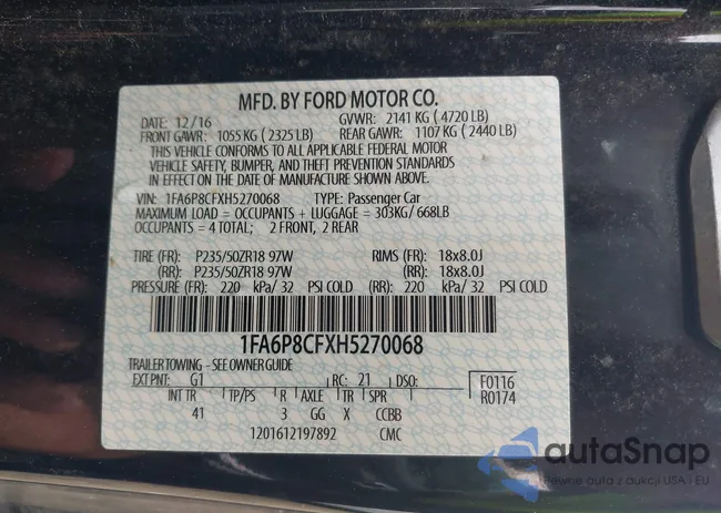 1FA6P8CFXH5270068: 42355719