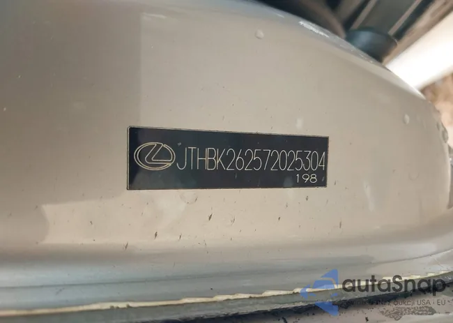 JTHBK262572025304: 42354763