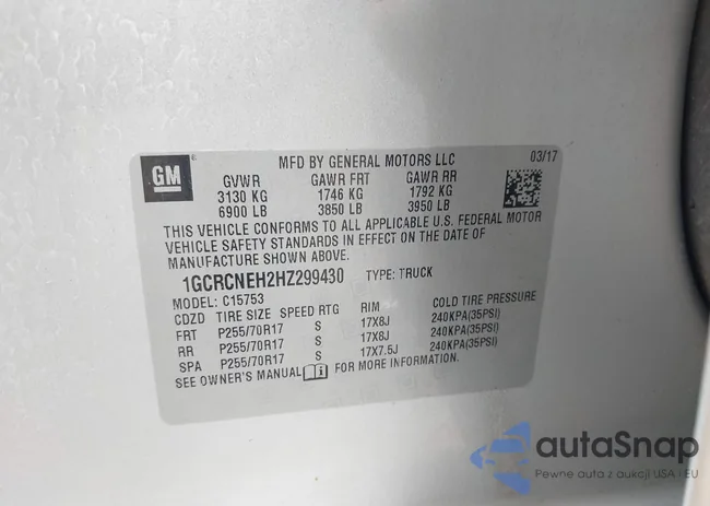 1GCRCNEH2HZ299430: 42354934