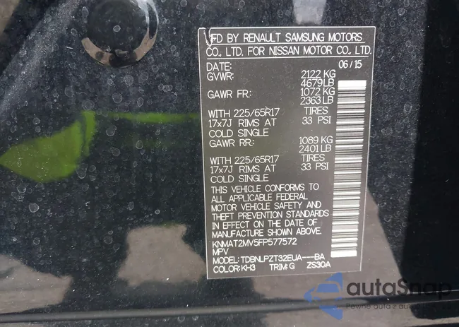 KNMAT2MV5FP577572: 42355027