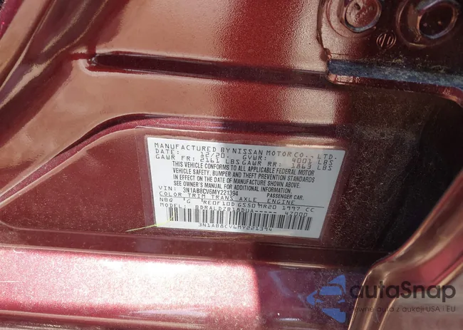 3N1AB8CV6MY221394: 42356170