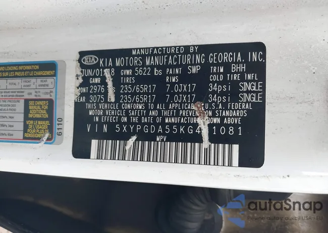 5XYPGDA55KG481081: 42356260