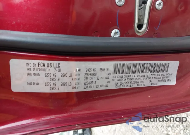 1C4PJMDX3KD235353: 42356341