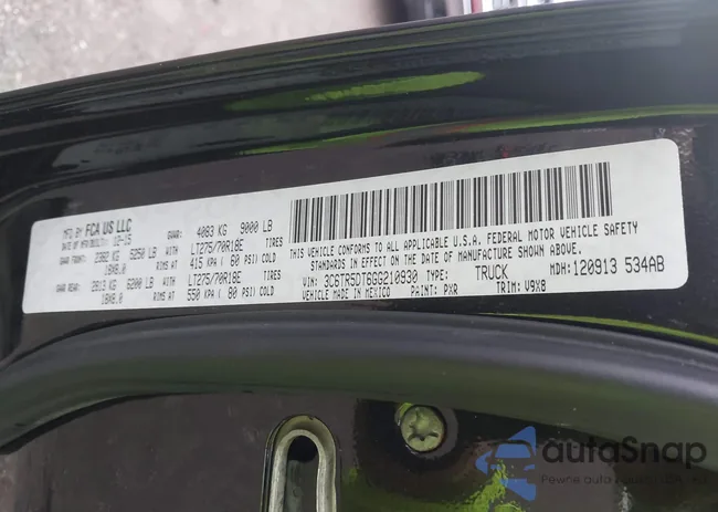 3C6TR5DT6GG210930: 42356578