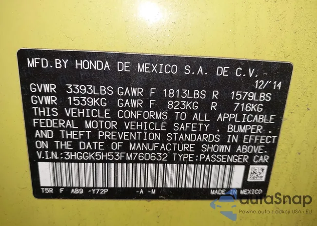 3HGGK5H53FM760632: 42355826