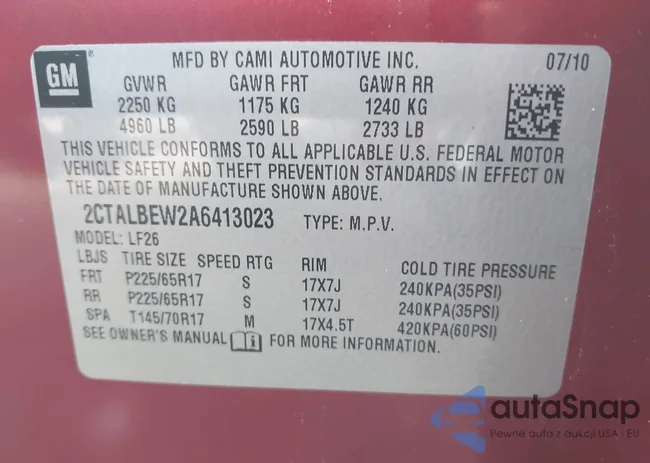 2CTALBEW2A6413023: 42356044