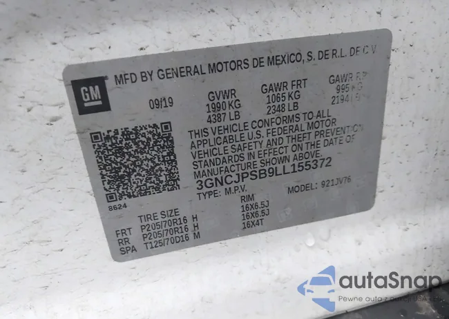 3GNCJPSB9LL155372: 42357337