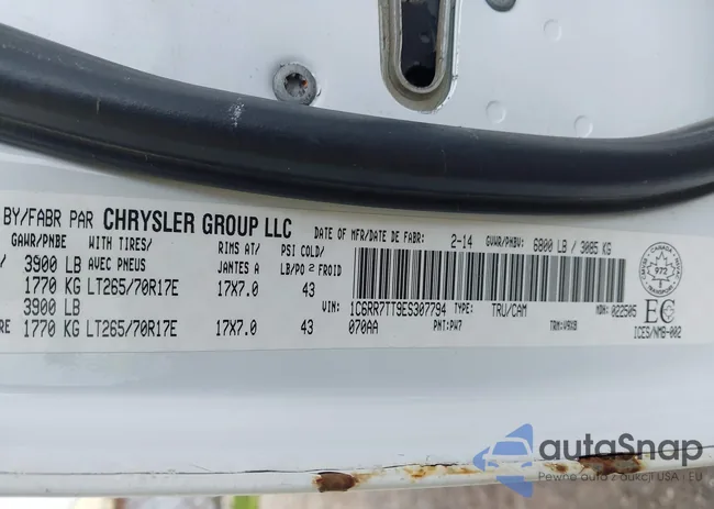 1C6RR7TT9ES307794: 42357547