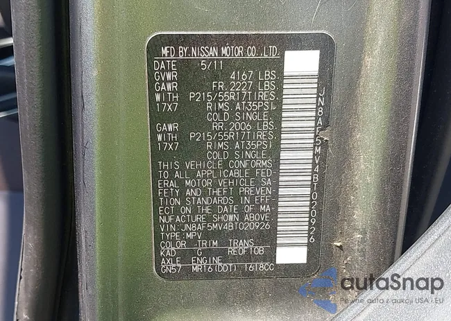 JN8AF5MV4BT020926: 42357680