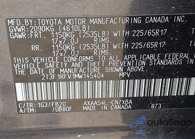 2T3F1RFV1MW145404: 42356927