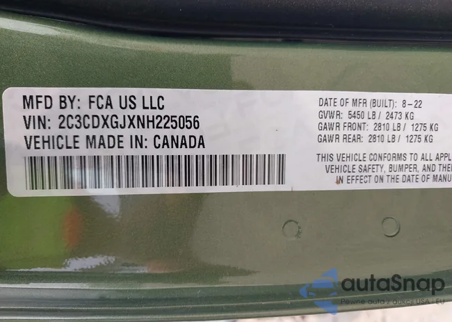 2C3CDXGJXNH225056: 42358363