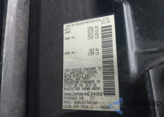 1N4AL2AP0AN463480: 42358420