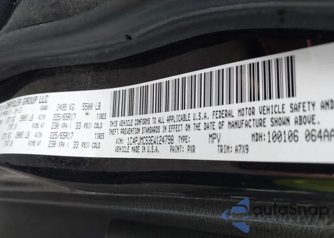 1C4PJMCS3EW124798: 42358580