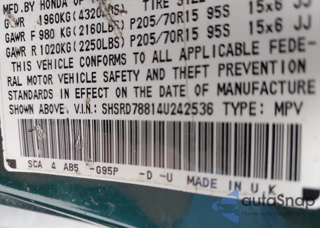 SHSRD78814U242536: 42357949