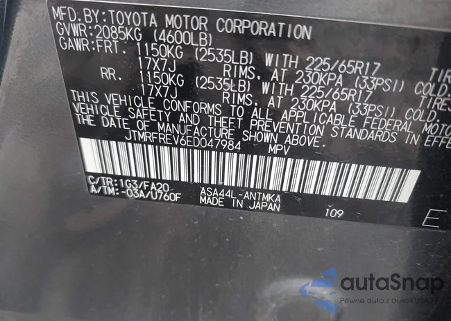 JTMRFREV6ED047984: 42358076