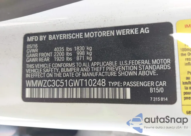 WMWZC3C51GWT10248: 42359191