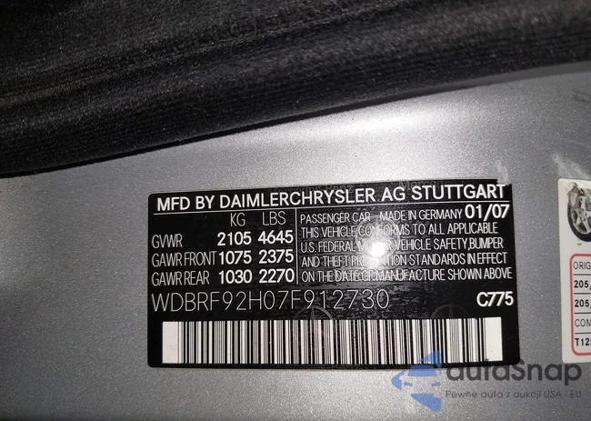 WDBRF92H07F912730: 42359196