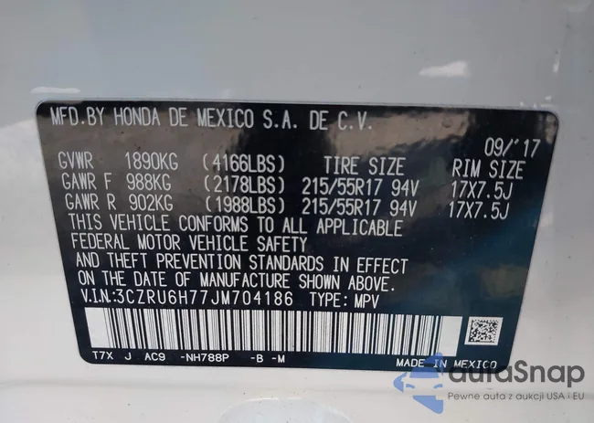 3CZRU6H77JM704186: 42359238