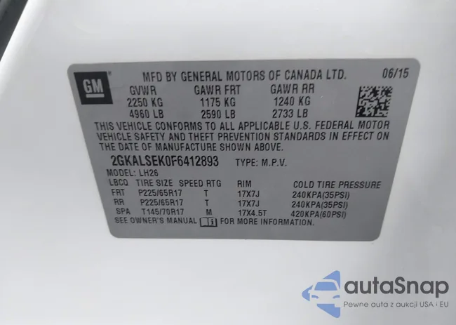 2GKALSEK0F6412893: 42359601