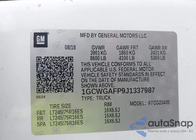 1GCWGAFP9J1337987: 42358735