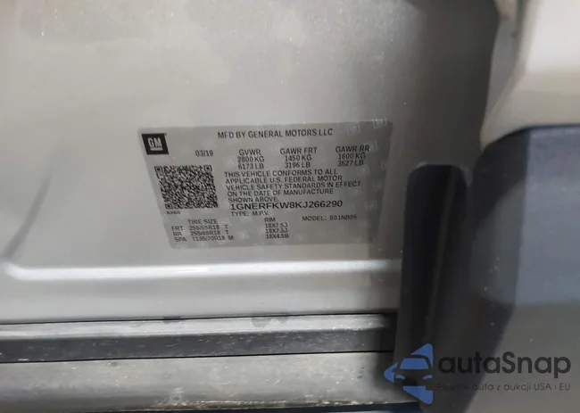 1GNERFKW8KJ266290: 42358809