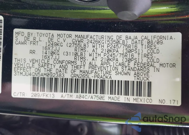 3TMJU4GN5AM092383: 42358944