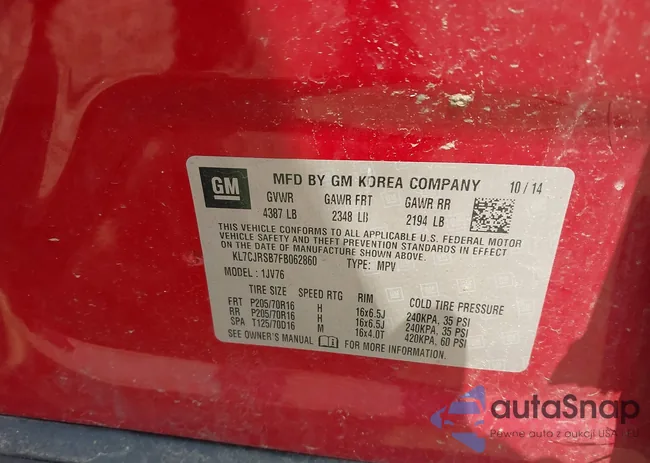 KL7CJRSB7FB062860: 42360175