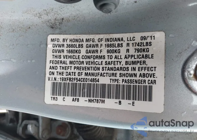 19XFB2F54CE014854: 42360299