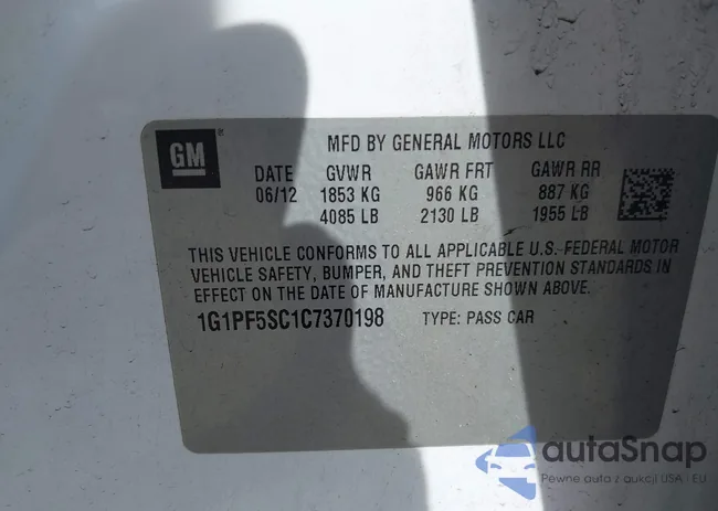 1G1PF5SC1C7370198: 42360701