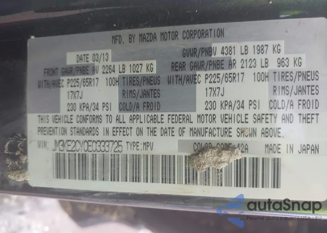 JM3KE2CY0E0333725: 42359725