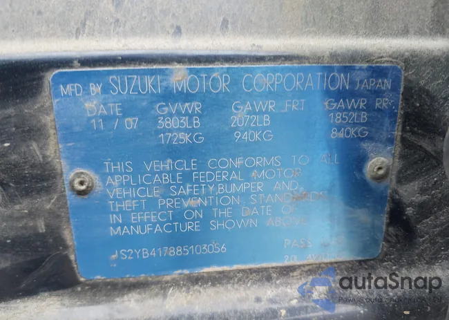 JS2YB417885103056: 42359745