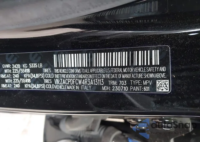 ZACPDFCW4R3A13113: 42359882