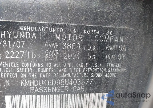 KMHDU46D98U403577: 42359926