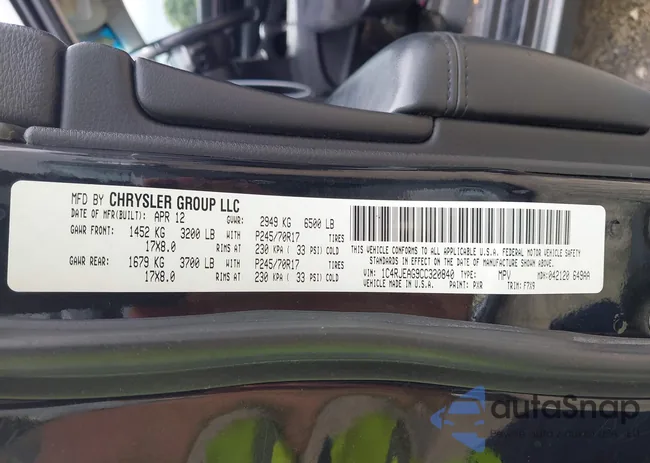 1C4RJEAG9CC320840: 42361440