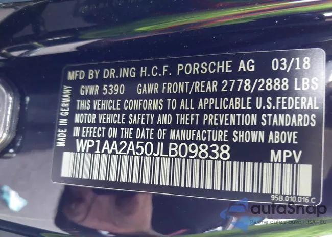 WP1AA2A50JLB09838: 42361463