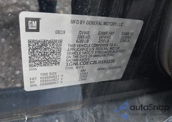 1GNLCDEC2LR151136: 42361493