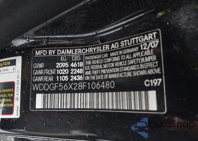 WDDGF56X28F106480: 42361585