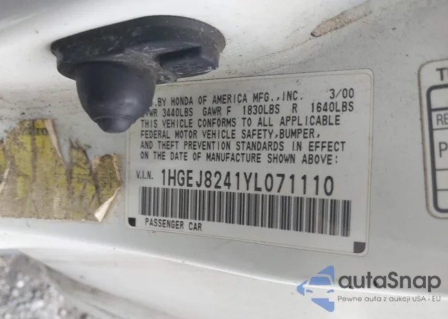 1HGEJ8241YL071110: 42361696