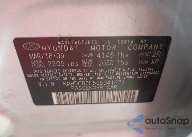 KMHDC86E59U041672: 42360756