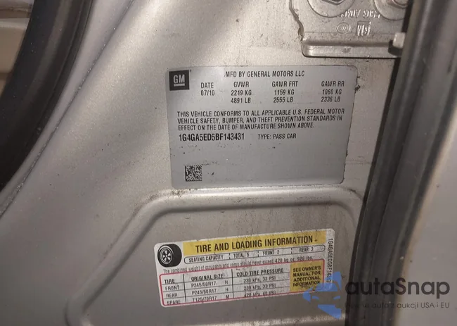 1G4GA5ED5BF143431: 42360833