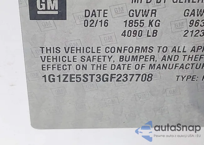 1G1ZE5ST3GF237708: 42360906