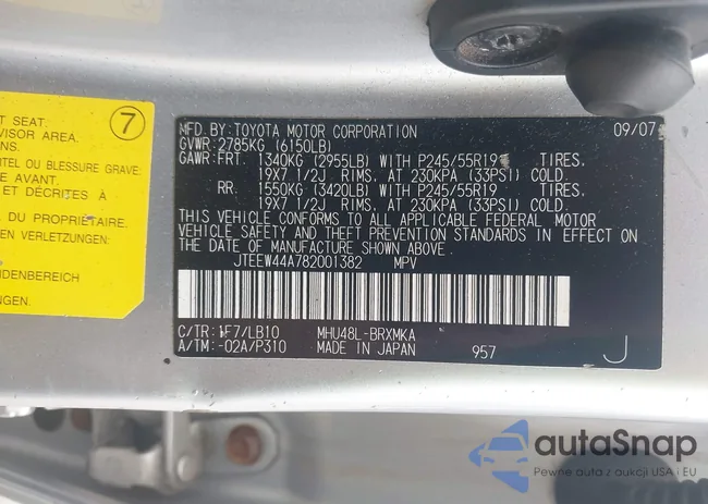 JTEEW44A782001382: 42361038