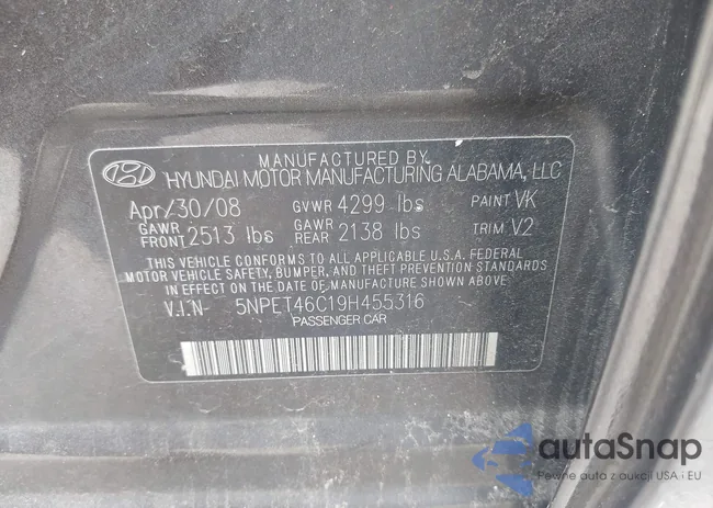 5NPET46C19H455316: 42362165