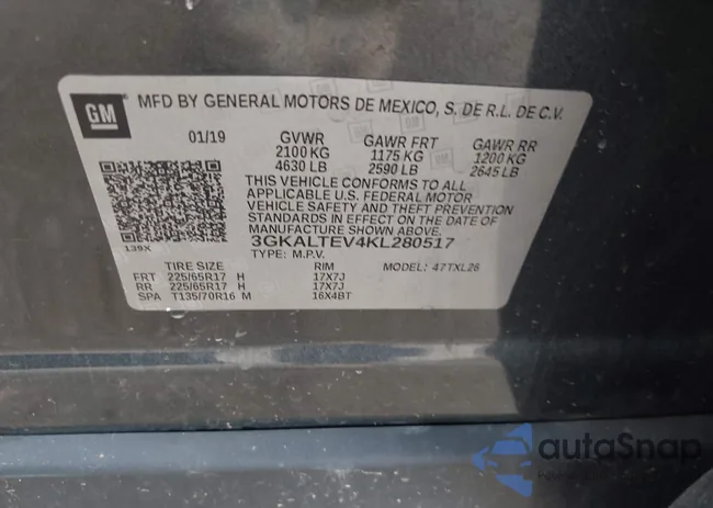 3GKALTEV4KL280517: 42362267