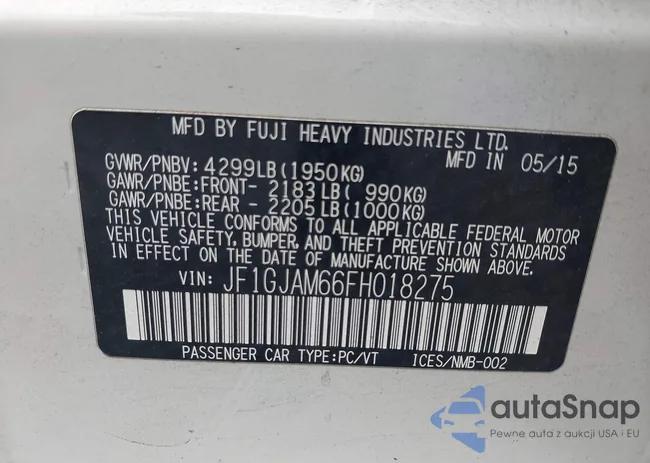 JF1GJAM66FH018275: 42362307